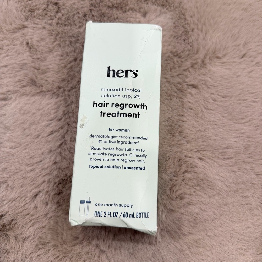 Hers Minoxidil Topical Solution usp 2% Hair Regrowth Treatment - for women
